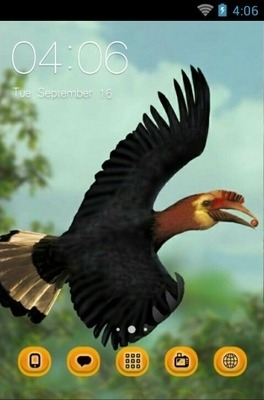 Hornbill CLauncher Android Theme Image 1