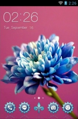 Beautiful Flower CLauncher Android Theme Image 1