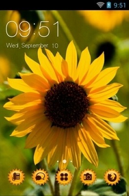 Helianthus Annuus CLauncher Android Theme Image 1