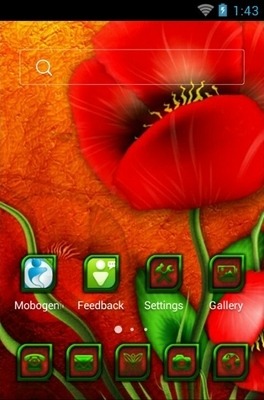Poppies CLauncher Android Theme Image 2