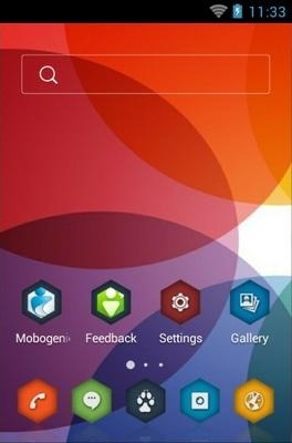 Abstract Bloom CLauncher Android Theme Image 2