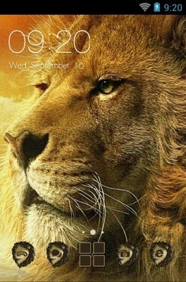 Lion CLauncher Android Theme Image 1
