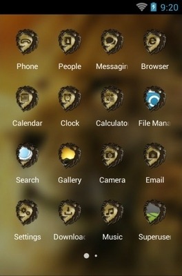 Lion CLauncher Android Theme Image 3
