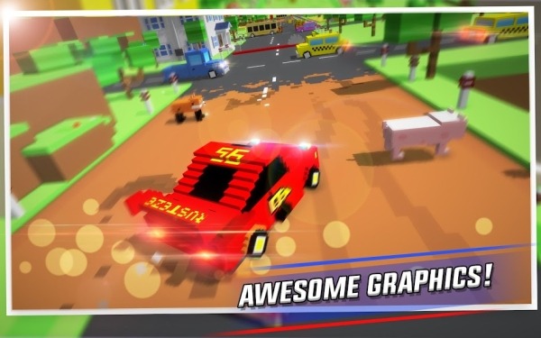 Crossy Brakes: Blocky Road Fun Android Game Image 1