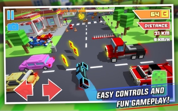 Crossy Brakes: Blocky Road Fun Android Game Image 3