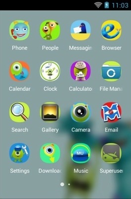 Monsters University CLauncher Android Theme Image 3