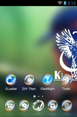 Kingfisher Bird CLauncher Android Theme Image 2