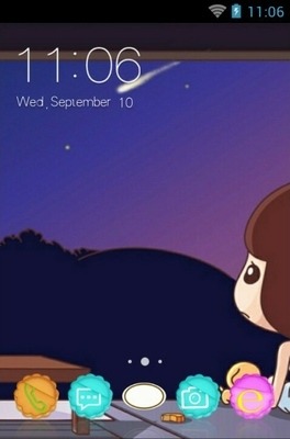 Mooncake CLauncher Android Theme Image 1