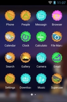 Mooncake CLauncher Android Theme Image 3