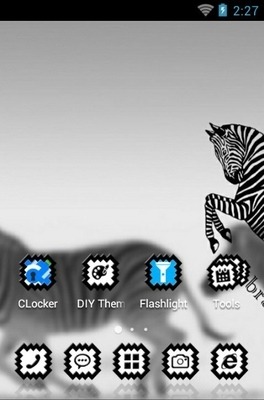 Zebra CLauncher Android Theme Image 2