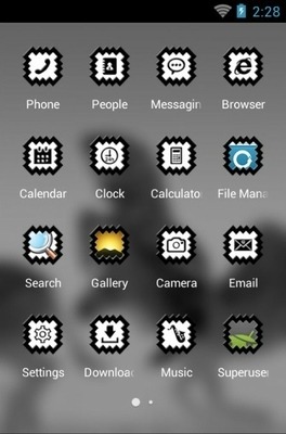 Zebra CLauncher Android Theme Image 3