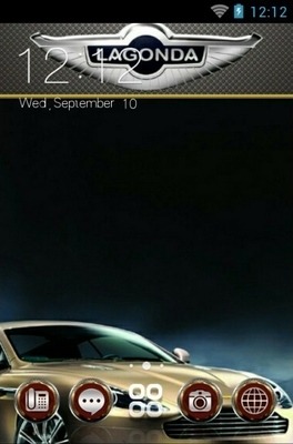 Aston Martin Rapide CLauncher Android Theme Image 1