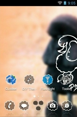 Poodle CLauncher Android Theme Image 2