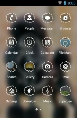 Poodle CLauncher Android Theme Image 3