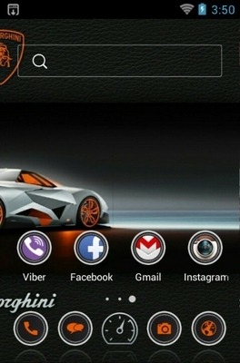 Lamborghini CLauncher Android Theme Image 2