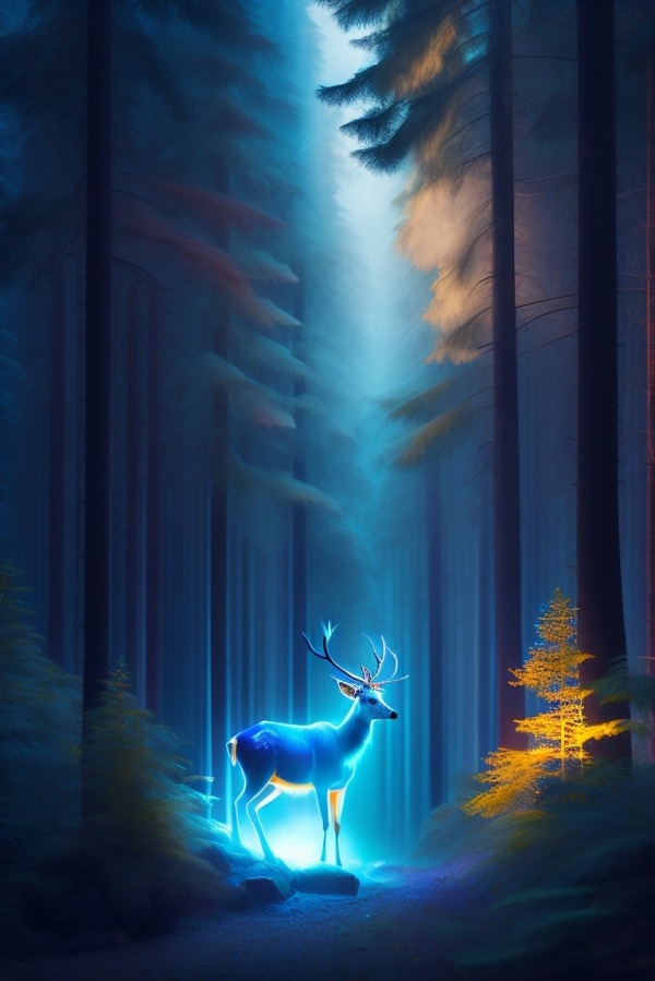 Deer Mobile Phone Wallpaper Image 1