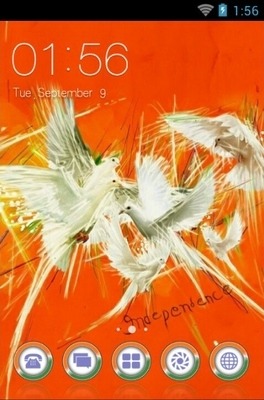 Free Birds CLauncher Android Theme Image 1