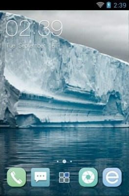 Antarctica CLauncher Android Theme Image 1