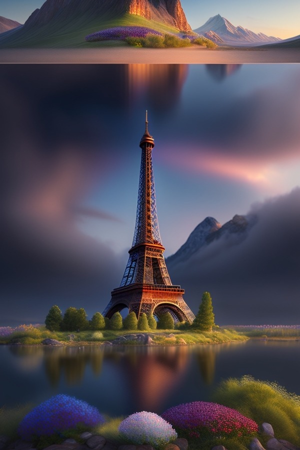 Eifel Tower Mobile Phone Wallpaper Image 1