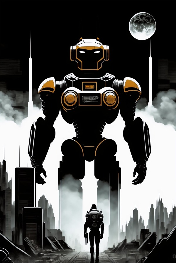 Robot War Mobile Phone Wallpaper Image 1