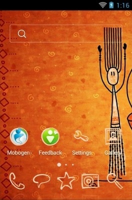 Line Art CLauncher Android Theme Image 2