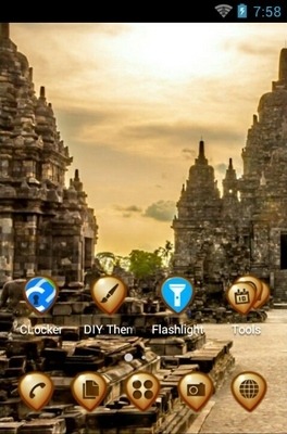 Sewu Temple CLauncher Android Theme Image 2