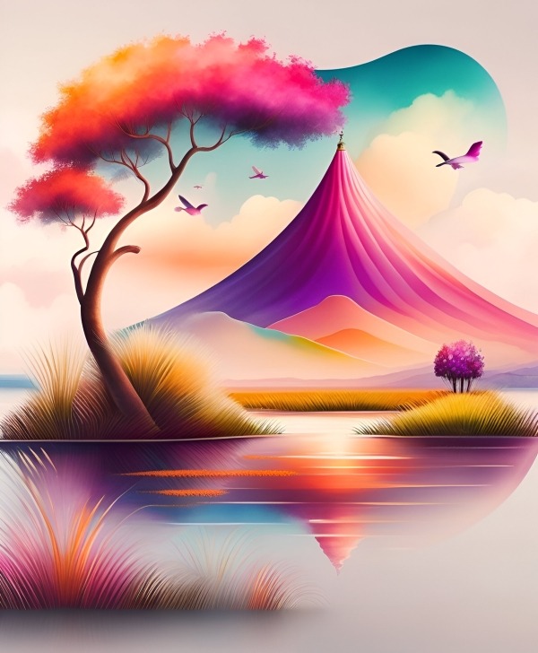 Beautiful Landscape Mobile Phone Wallpaper Image 1