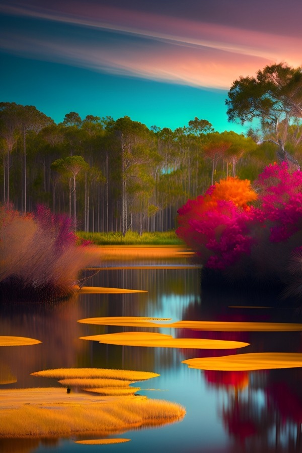 Florida Everglades Mobile Phone Wallpaper Image 1