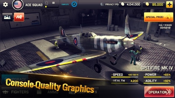 Ace Squadron: WWII Conflicts Android Game Image 1