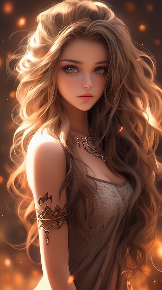 Gorgeous Lady Mobile Phone Wallpaper Image 1