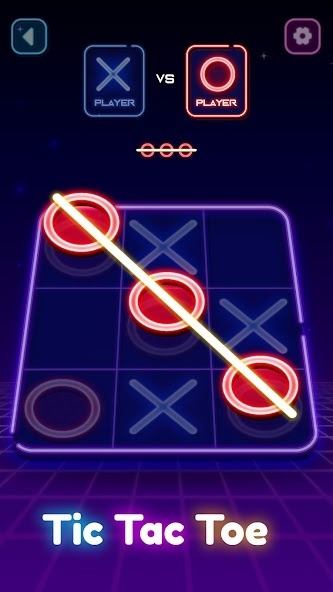 Tic Tac Toe - 2 Player XO Android Game Image 1