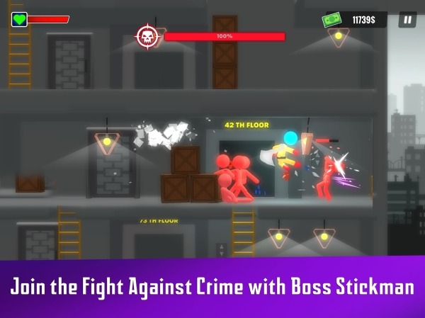 Boss Stickman Android Game Image 1