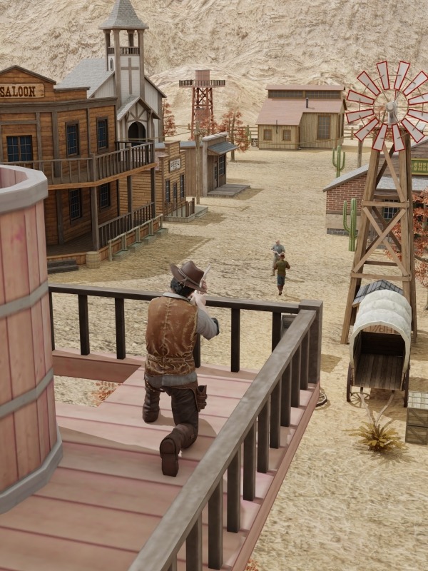 Wild West Sniper: Cowboy War Android Game Image 4