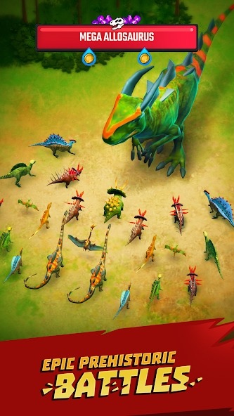 Jurassic Warfare: Dino Battle Android Game Image 1