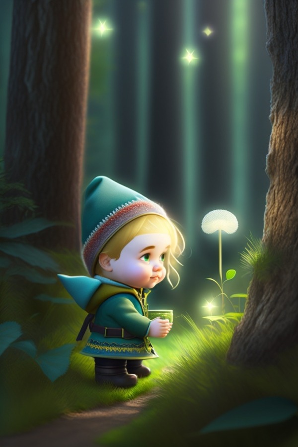 Little Elf Mobile Phone Wallpaper Image 1