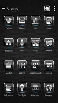 Dark Metal Go Launcher Android Theme Image 2