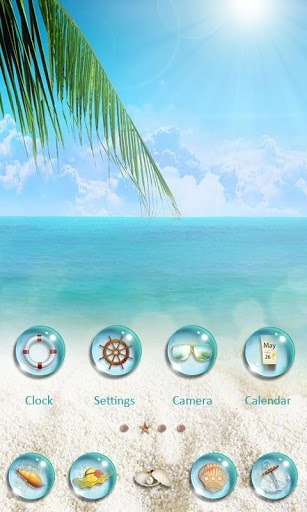 Summer Go Launcher Android Theme Image 2