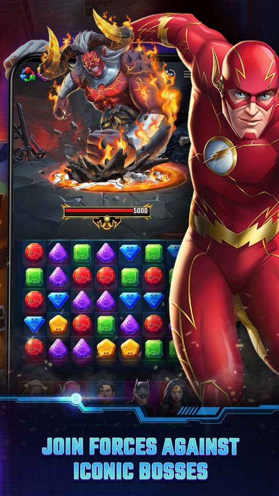 DC Heroes &amp; Villains: Match 3 Android Game Image 4