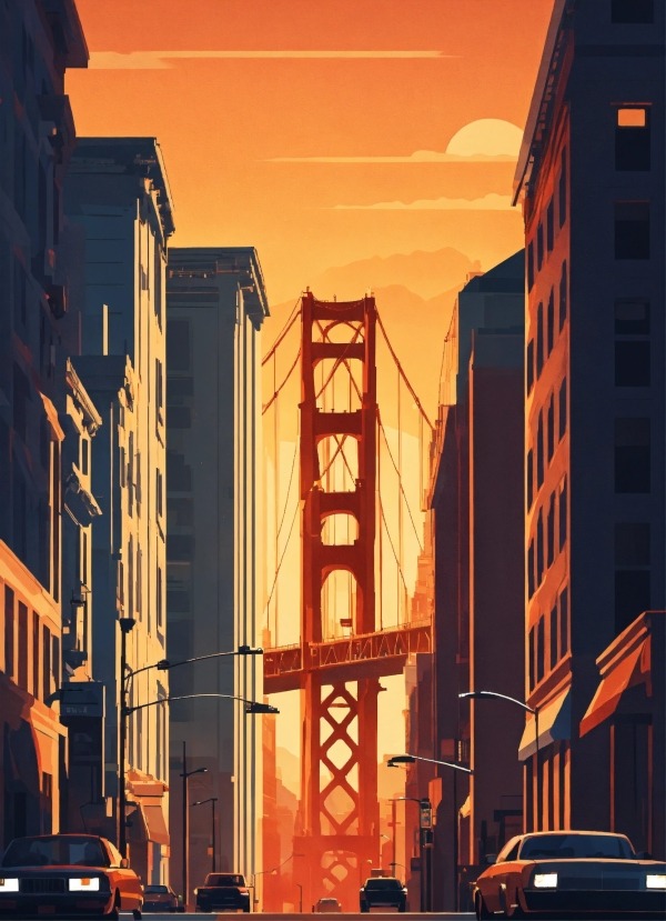 San Francisco Downtown Mobile Phone Wallpaper Image 1