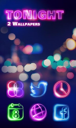 Tonight Go Launcher Android Theme Image 1