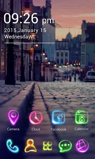 Tonight Go Launcher Android Theme Image 3