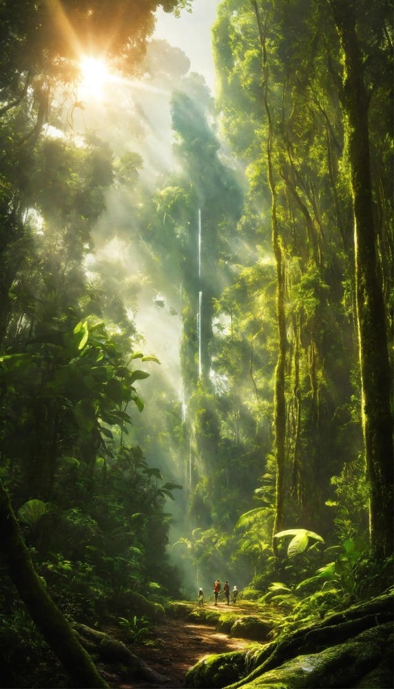 Rainforest Mobile Phone Wallpaper Image 1