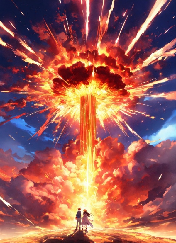 Explosion Mobile Phone Wallpaper Image 1