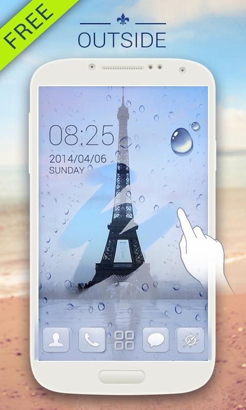 Outside Go Launcher Android Theme Image 1