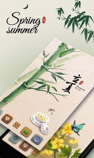 SpringSummer Go Launcher Android Theme Image 1