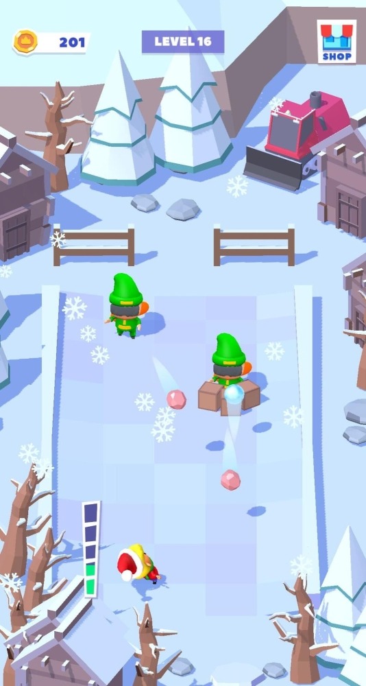Snowball Battle Android Game Image 1