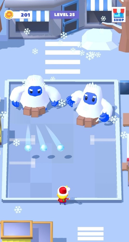 Snowball Battle Android Game Image 2