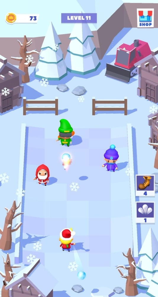Snowball Battle Android Game Image 3