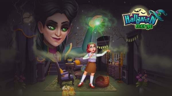 Halloween Merge: House Design Android Game Image 1