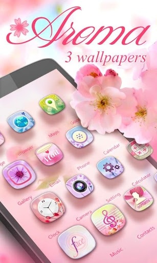 Aroma Go Launcher Android Theme Image 1